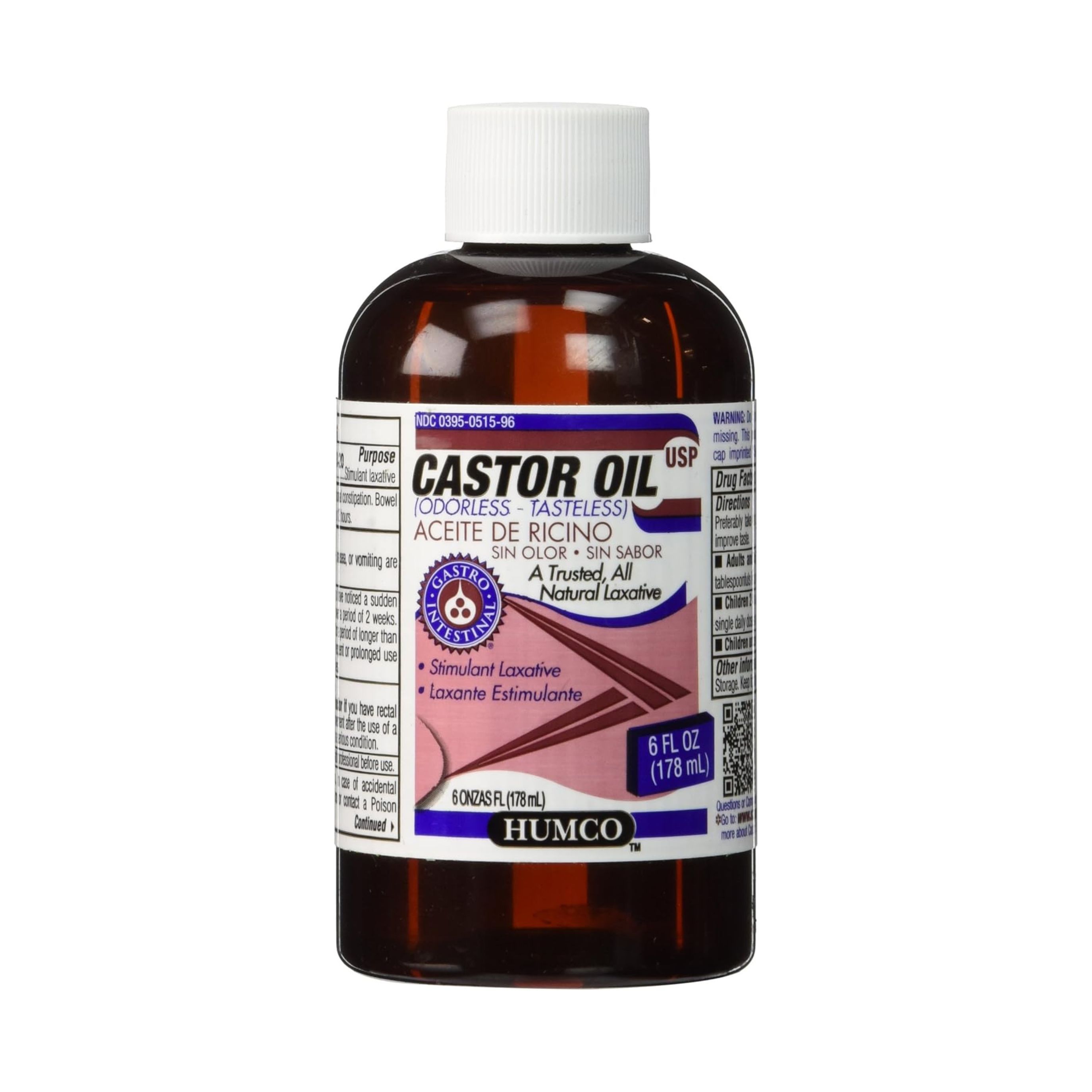 Humco Castor Oil 6 Oz