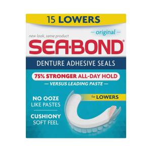 Sea-Bond Triple Action Lower Denture Adhesive Seals Original