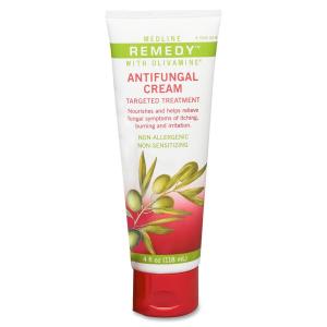 Medline Remedy Olivamine Antifungal Cream, White, 4 Oz