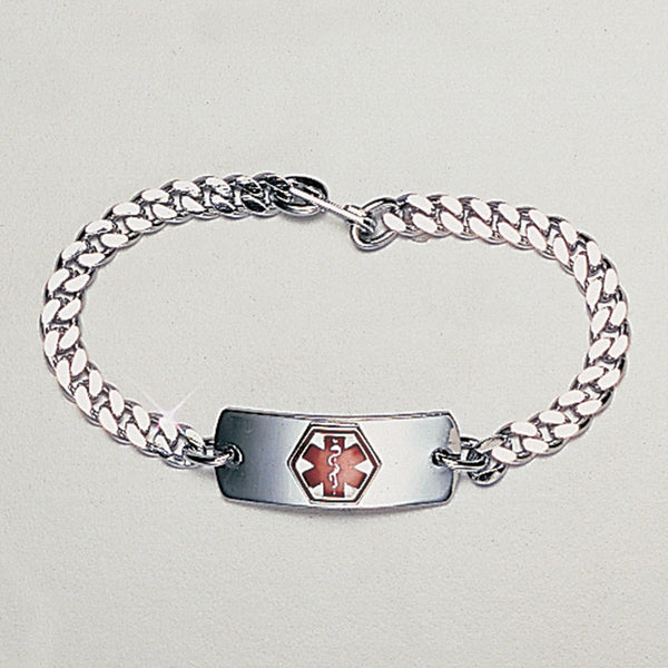 Apothecary Products Blank Med ID Bracelet With Wallet Card