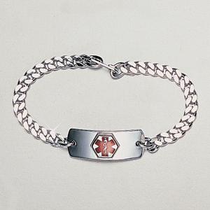 Apothecary Products Blank Med ID Bracelet With Wallet Card