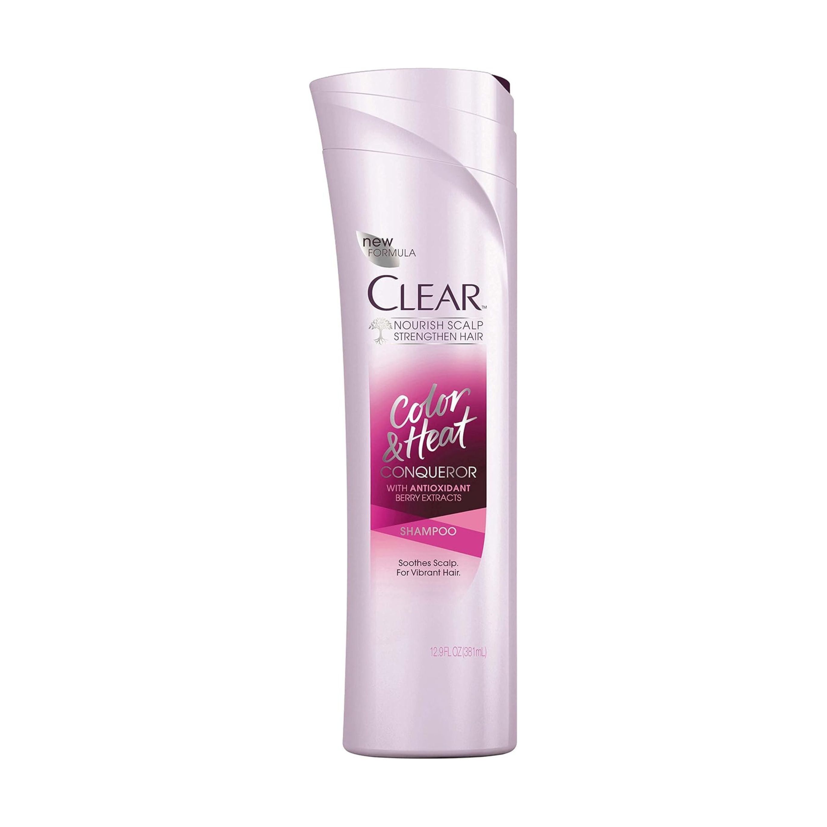 Clear Shampoo, Color & Heat Conqueror, With Antioxidant Berry Extracts 12.9 Oz