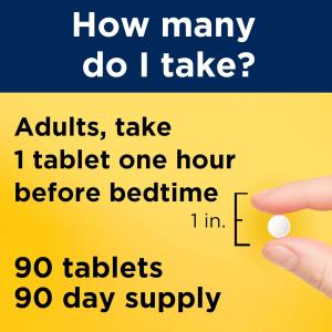 Nature Made Melatonin 5 Mg Tablets 100% Drug Free Sleep Aid For Adults