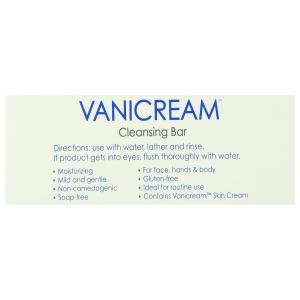 Vanicream Cleansing Bar For Sensitive Skin 3.9 Ounce