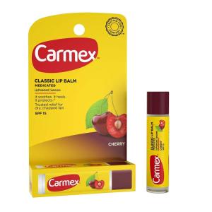 Carmex Classic Medicated Lip Balm Stick, Original, SPF 15, 0.15 Oz