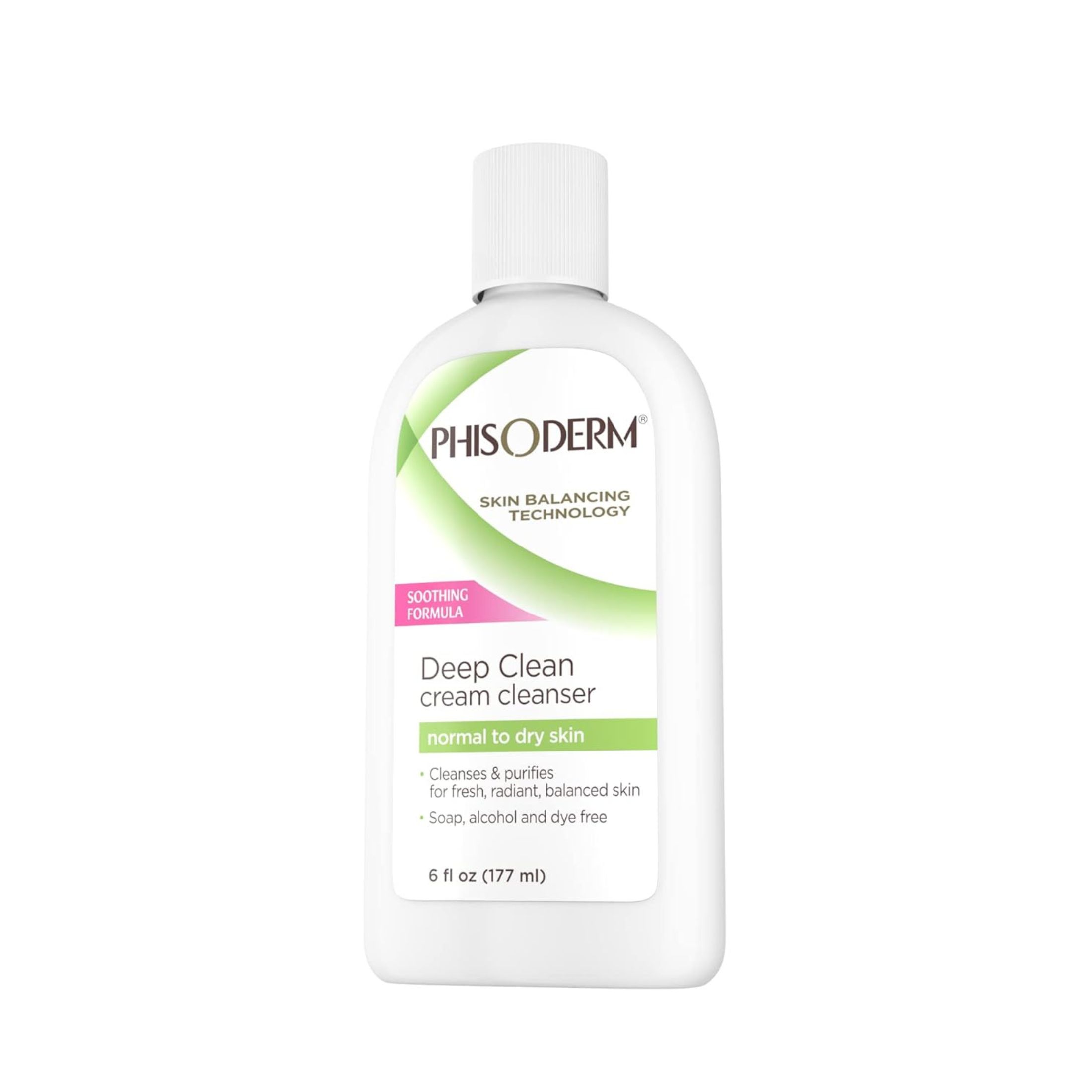 Phisoderm Cream Cleanser, Deep Cleaning, For Normal To Dry Skin
