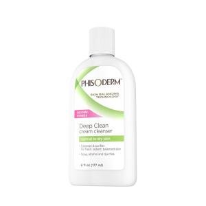 Phisoderm Cream Cleanser, Deep Cleaning, For Normal To Dry Skin