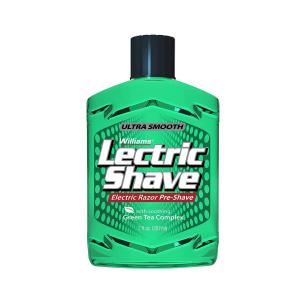 Lectric Shave Williams Electric Razor Pre-Shave, With Soothing Green Tea Complex