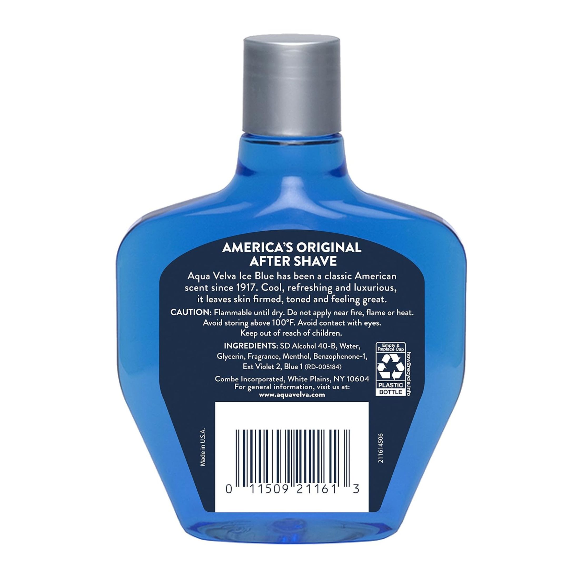 Aqua Velva After Shave, Cooling, Firms & Tones, Classic Ice Blue