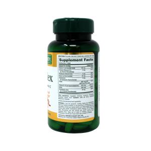 Nature's Bounty High Potency B Complex With Folic Acid Plus Vitamin C Supplement 125 Tablets