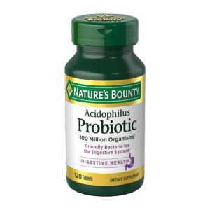 Nature's Bounty Acidophilus Probiotic Supplement Tablets