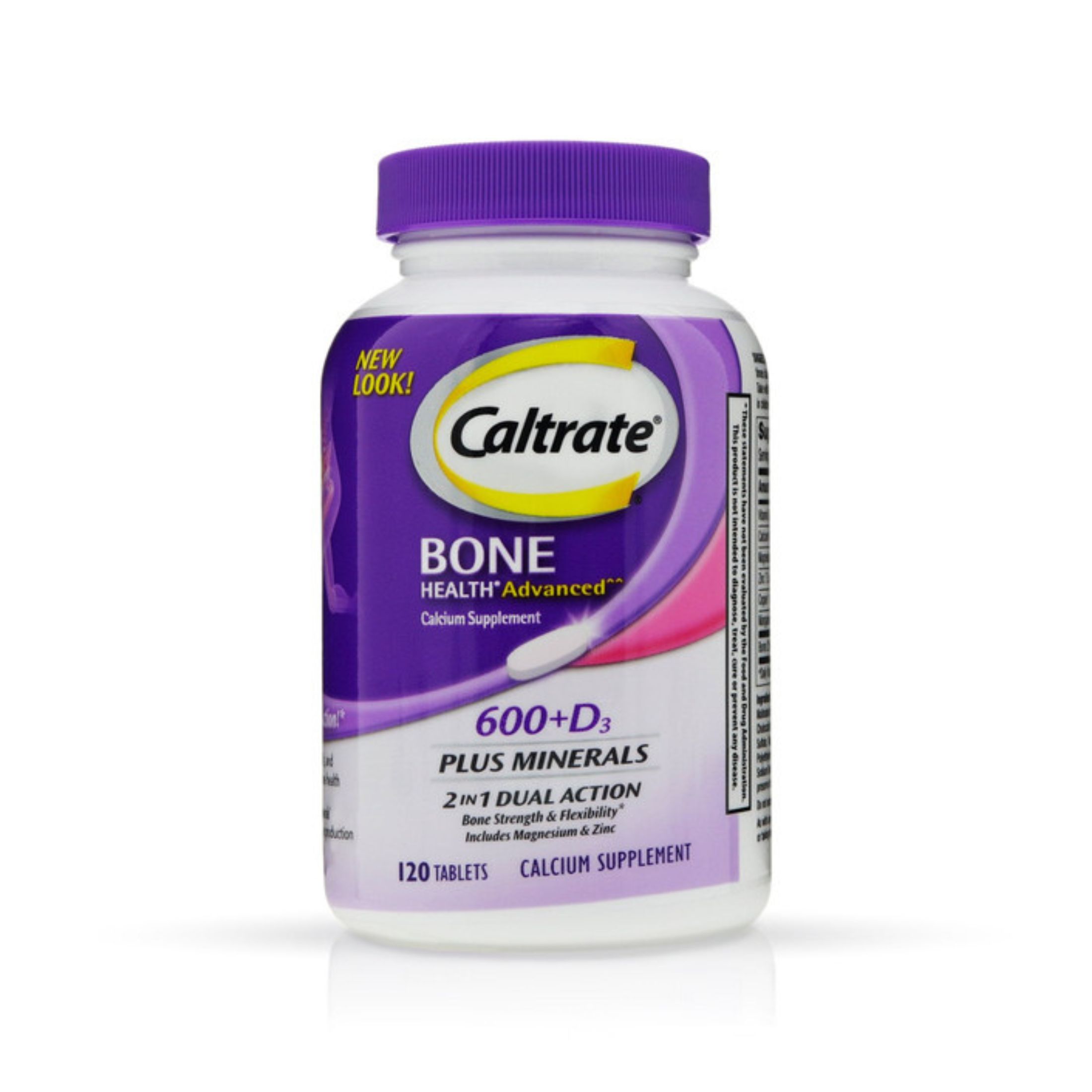 Caltrate 600+D Plus Minerals Calcium Supplement Tablets