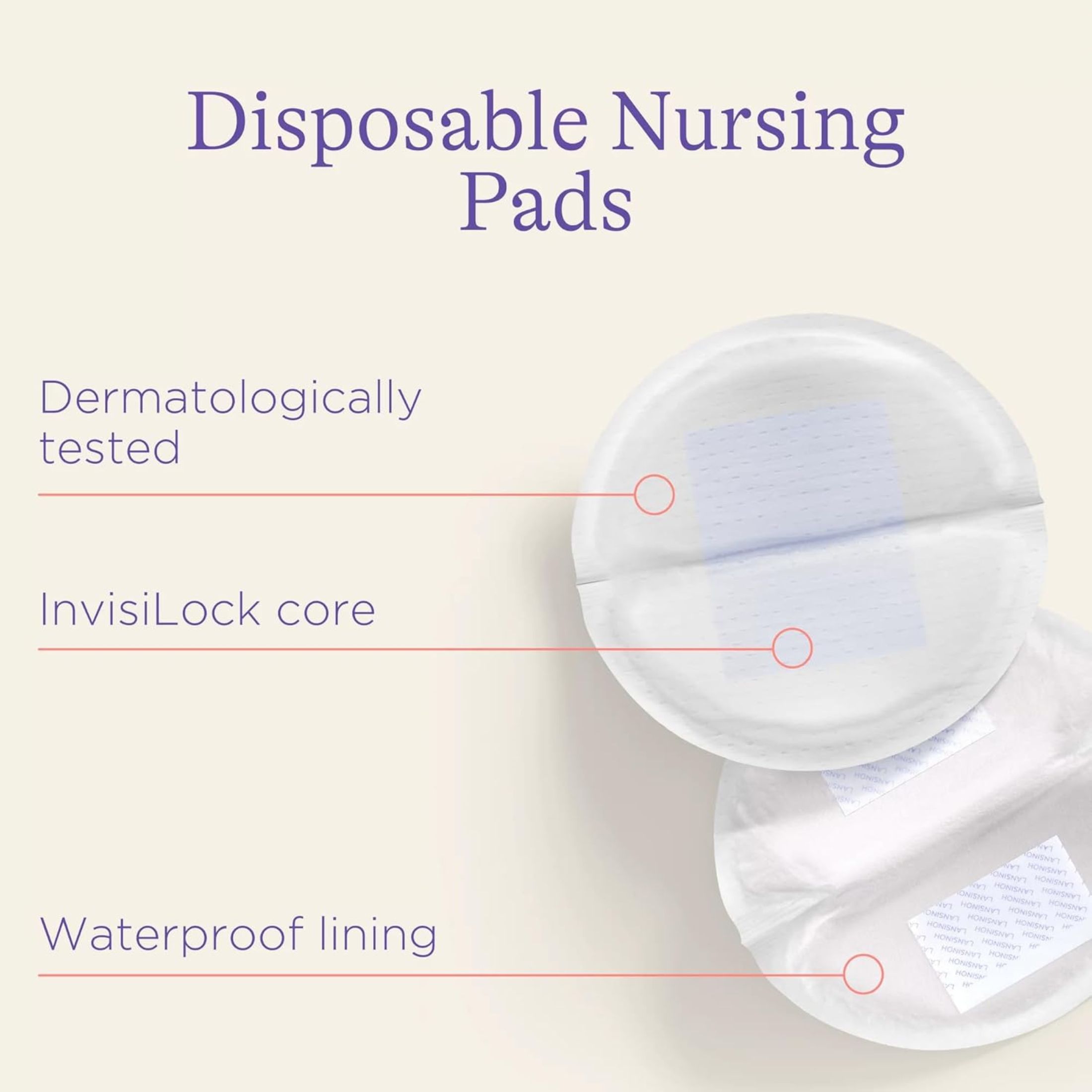 Lansinoh Stay Dry Disposable Nursing Pads 36pads