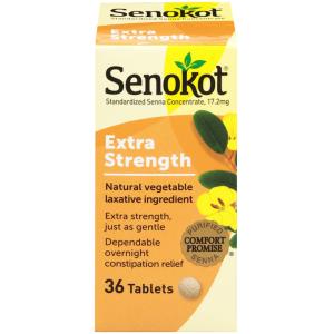Senokot Extra Strength Natural Vegetable Laxative Tablets