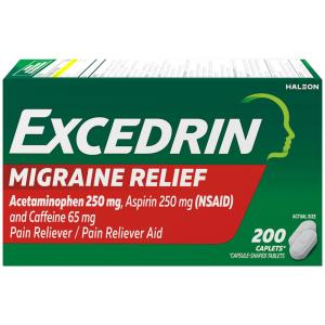 Excedrin Caplets Migraine Pain Reliever/Pain Reliever Aid