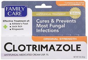 Family Care 831527005052-1 Clotrimazole Anti Fungal Cream, 1% USP