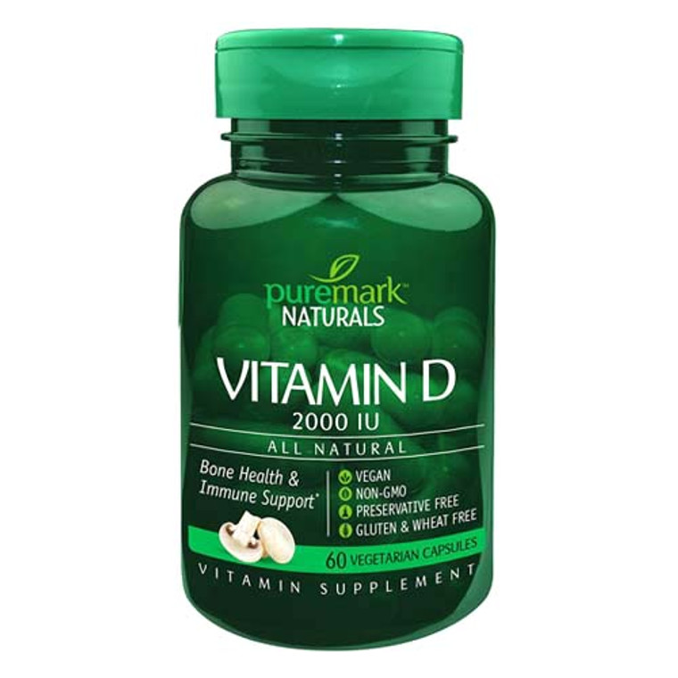 Puremark 21st Century Naturals Vitamin D 2000 Iu Vegetarian Capsules