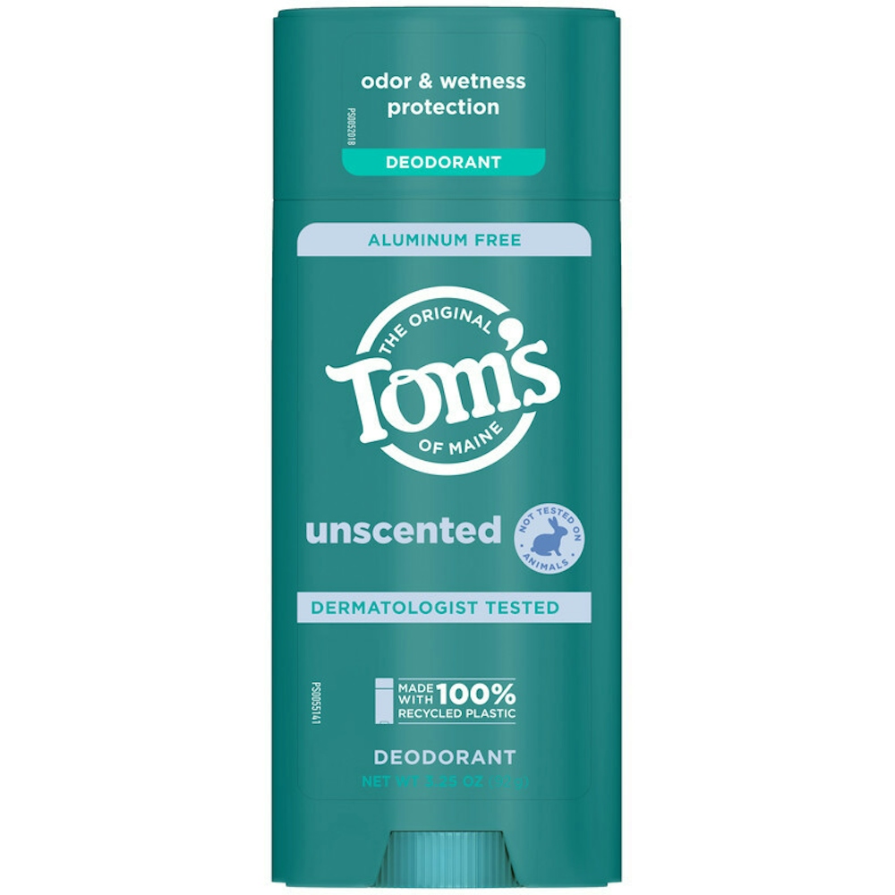 Tom's of Maine Deodorant, Unscented, Aluminum Free - 3.25 Ounce