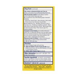 Anacin Aspirin 400mg Caffeine 32mg Pain Reliever & Aid Fast Relief Tablets 100ct