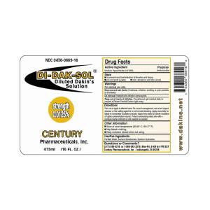 Dakin's Century Pharmaceuticals Diluted Solution - 16 Oz