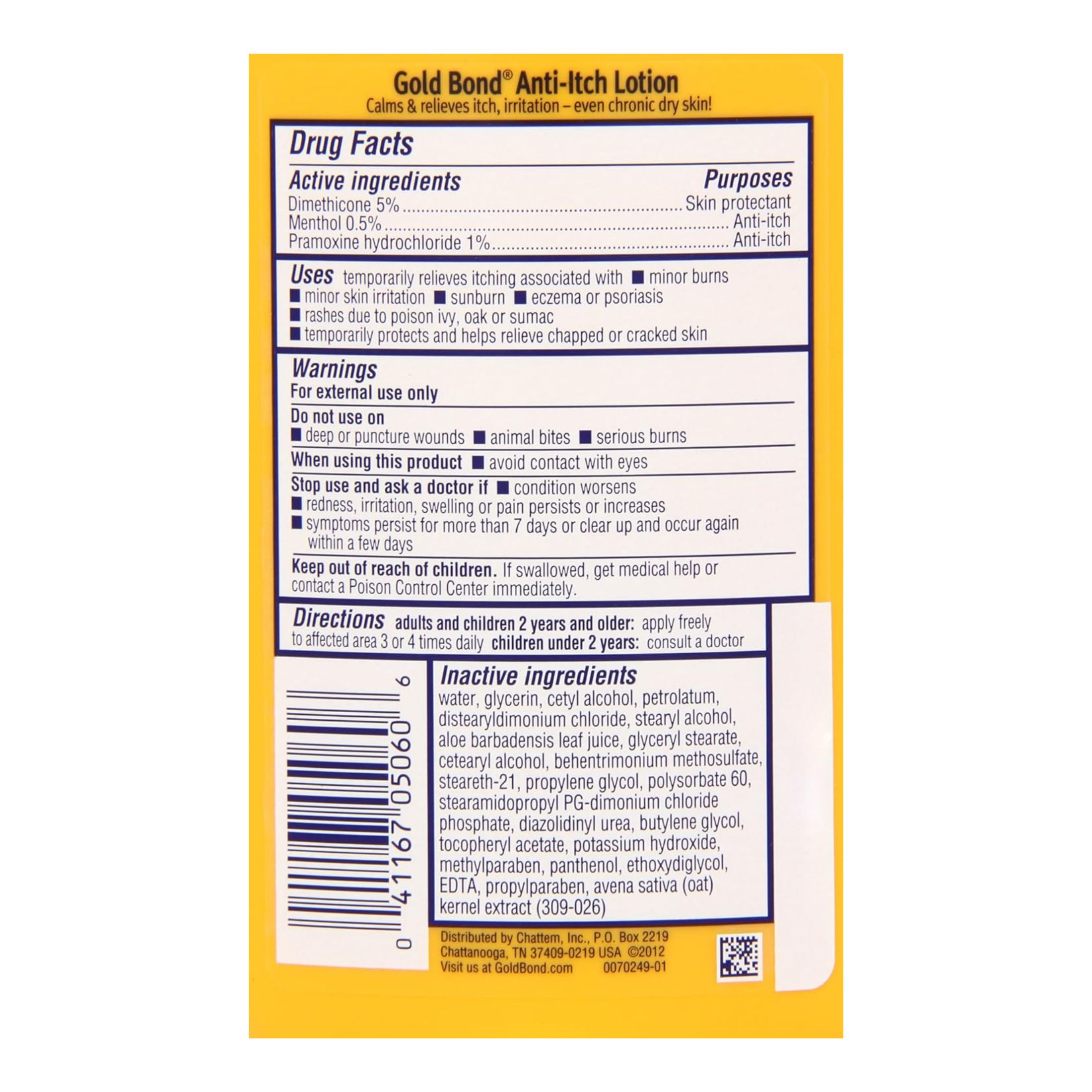 Gold Bond Anti Itch Lotion (5.5 Oz), Intensive Relief