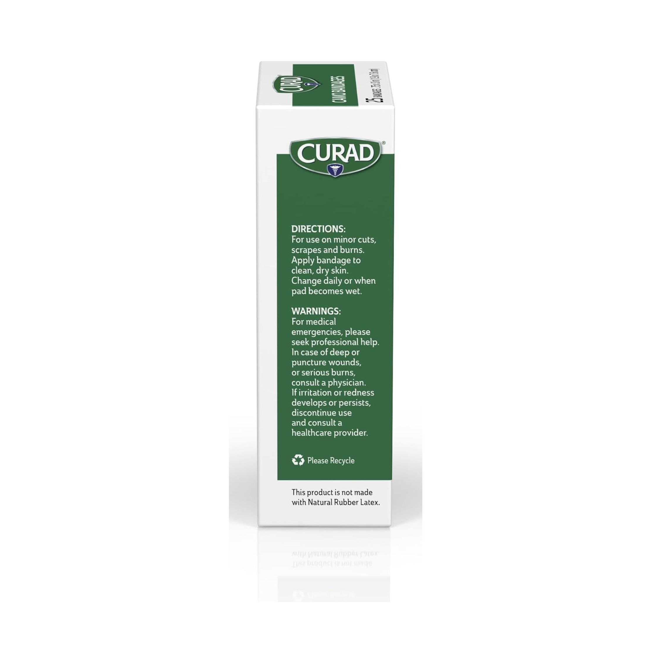 Curad Kids Adhesive Bandages, Green Camouflage, 3/4" X 3"