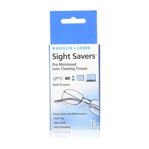 Bausch + Lomb Sight Savers Lens Cleaning Tissues, Pre-Moistened