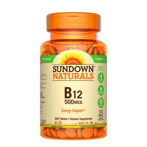 Sundown Naturals High Potency B12 500 Mcg Tablets