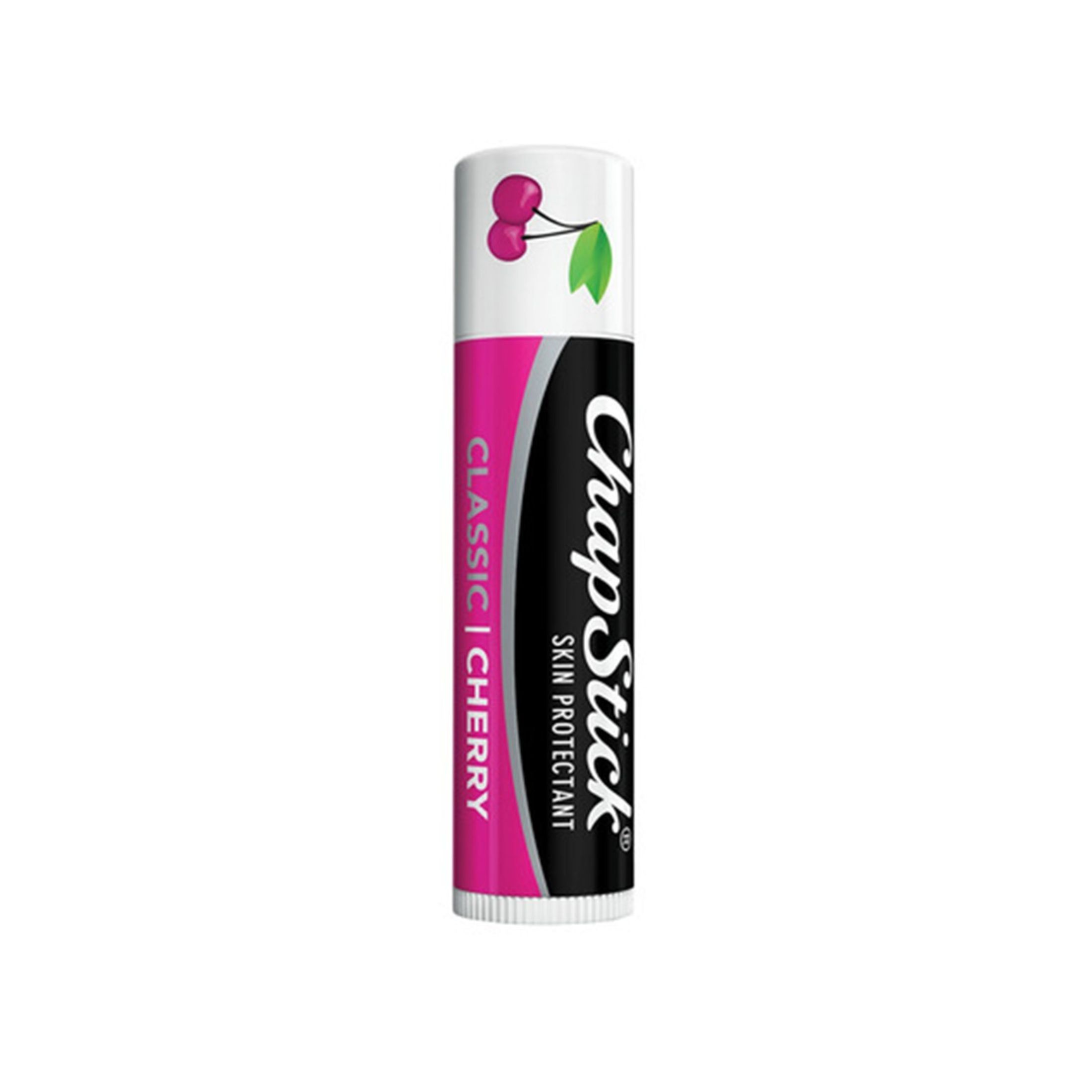 ChapStick Classic Skin Protectant Flavored Lip Balm Tube, 0.15 Ounce Each, Cherry Flavor