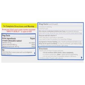 Pepcid Complete Acid Reducer + Antacid Chewable Tablets For Heartburn Relief, Berry Flavor, 25 Ct
