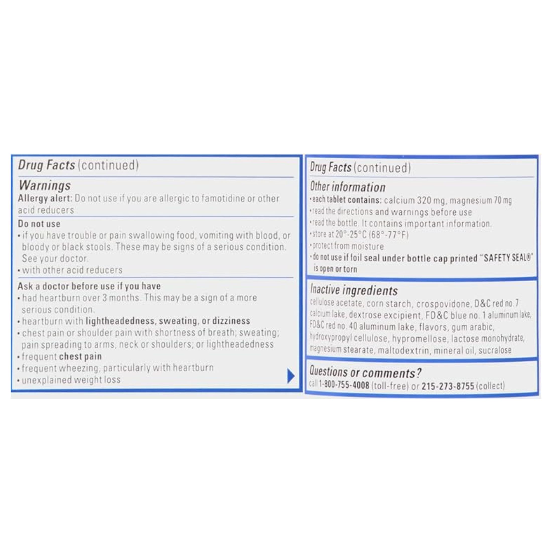 Pepcid Complete Acid Reducer + Antacid Chewable Tablets For Heartburn Relief, Berry Flavor, 25 Ct