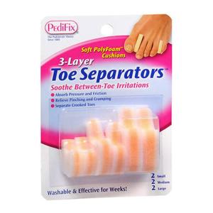 PediFix 3-Layer Toe Separators