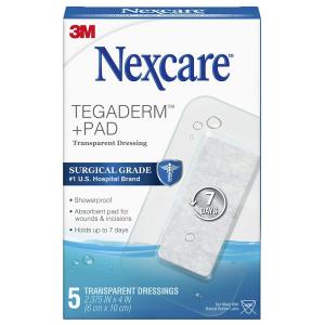 3M Nexcare Absolute Watr Adh Pads 5