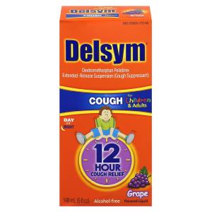 Delsym Child 12 Hour Cough Liquid Grape 5 Oz