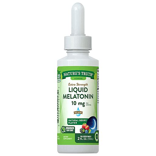 Nature's Truth Extra Strength Liquid Melatonin 10 Mg - 2 Fl. Oz