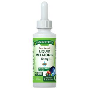 Nature's Truth Extra Strength Liquid Melatonin 10 Mg - 2 Fl. Oz