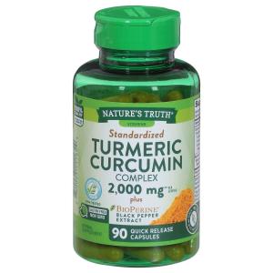 Nature's Truth Quick Release Capsules 2000 Mg Standardized Turmeric Curcumin Complex