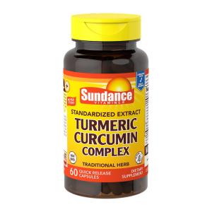 Sundance Vitamins Standardized Turmeric Curcumin Complex Quick Release Capsules 60 Tabs