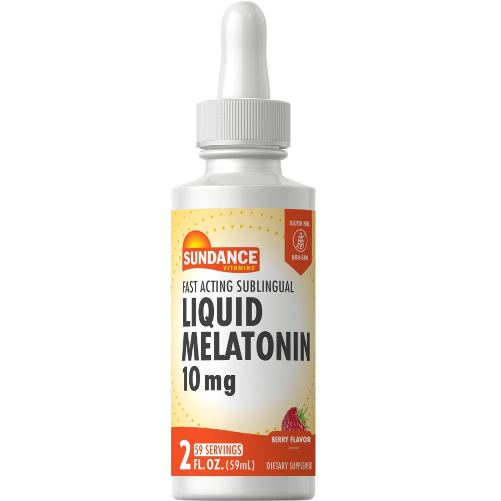 Sundance Liquid Melatonin 10 Mg Natural Berry Flavor, 2 Oz