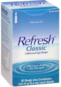 Refresh Classic Lubricant Eye Drops Single-Use Containers
