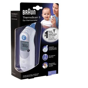 Braun ThermoScan 5 Digital Ear Thermometer, IRT6500US, White