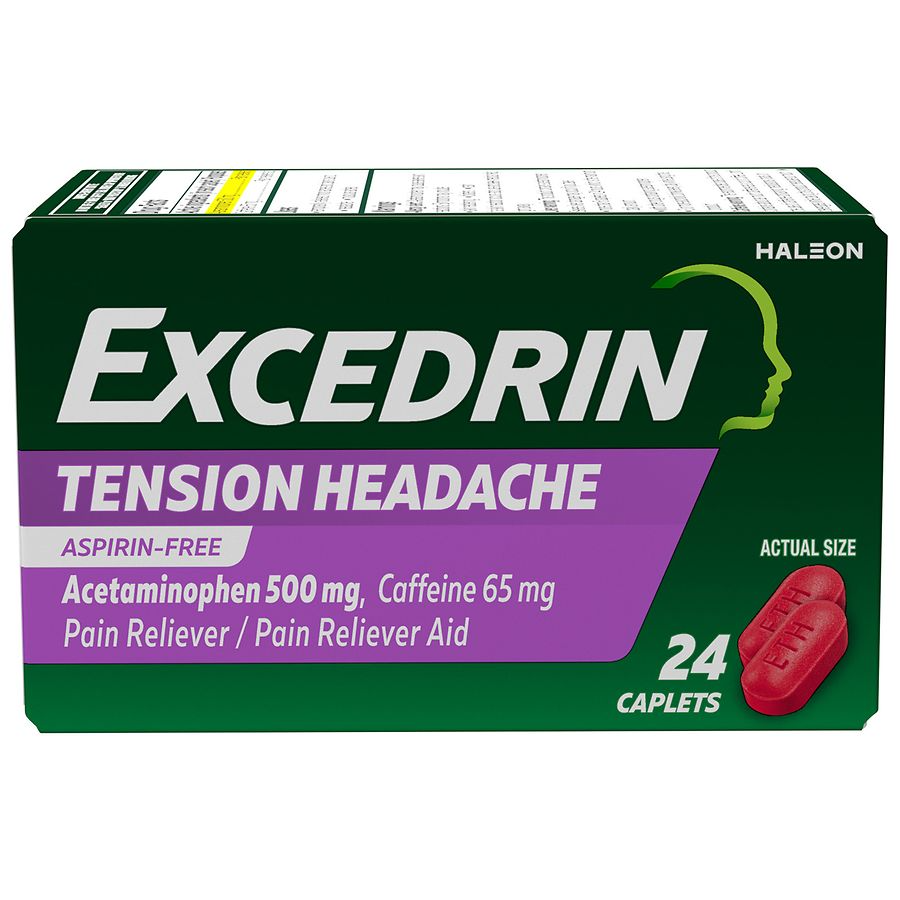 Excedrin Tension Headache 500 Mg Pain Reliever/Pain Reliever Aid