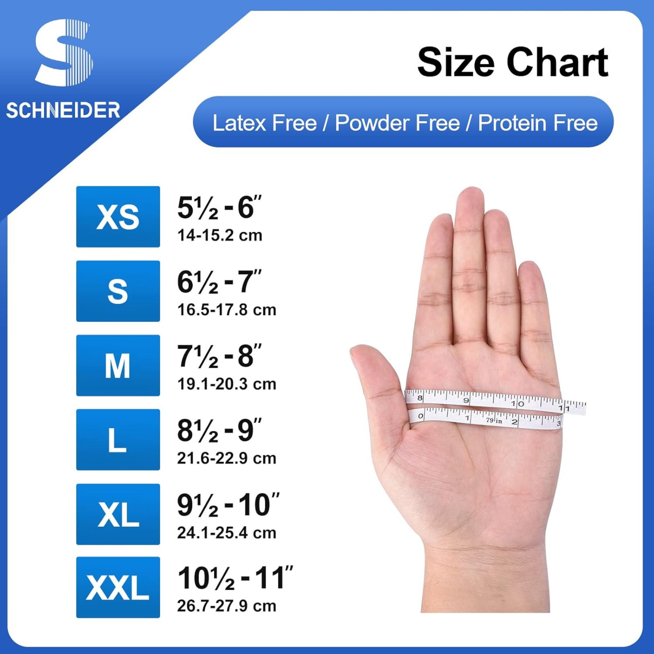 Dynarex | Nitrile Exam Glove (non-latex) Powder Free X-large, 100 Count