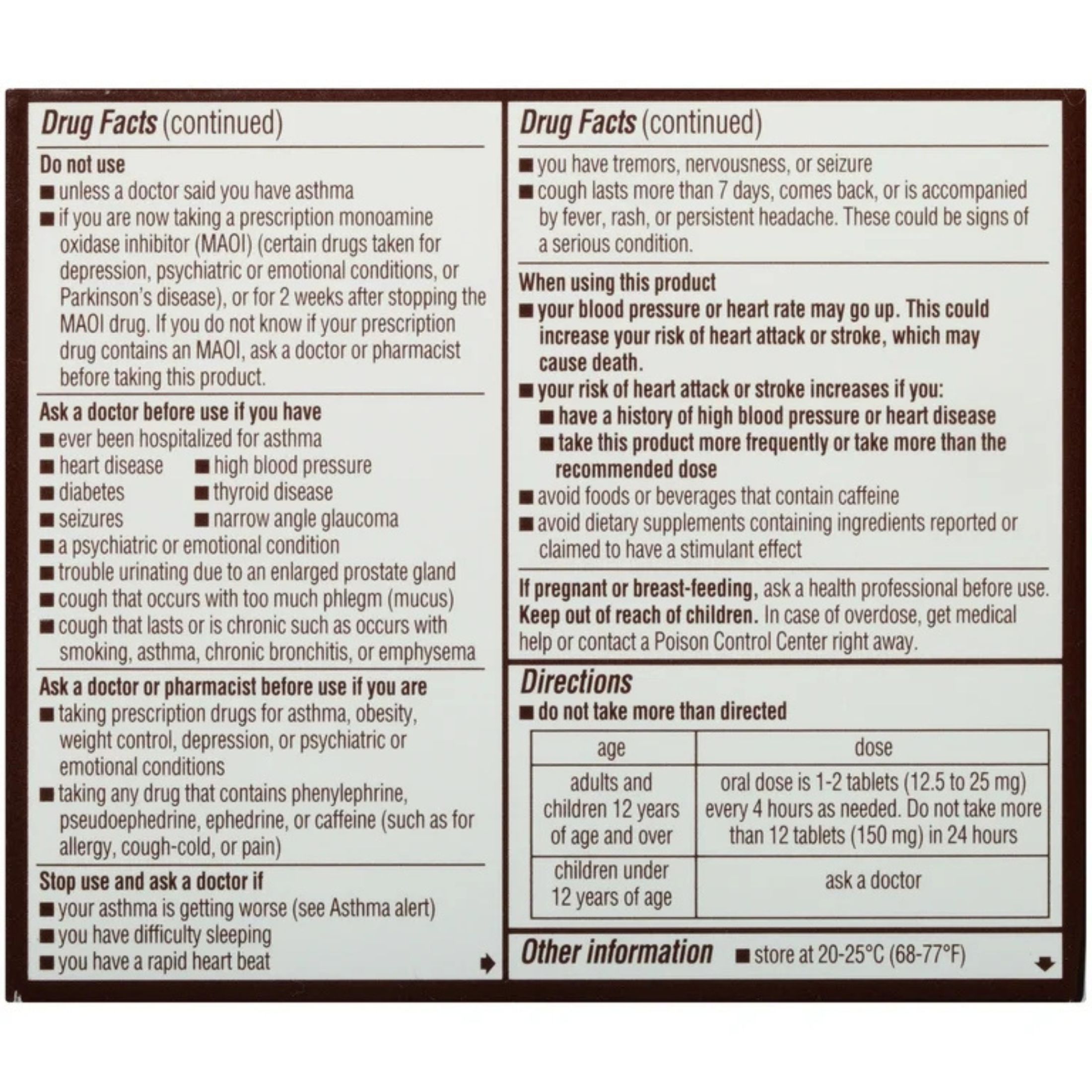 Bronkaid Intermittent Asthma 24 Tabs