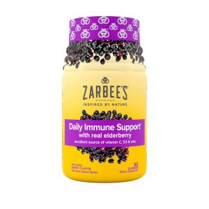 Zarbee's Daily Immune Support With Elderberry Adult Dietary Supplement