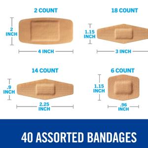 Nexcare Bandages, Duo, Assorted