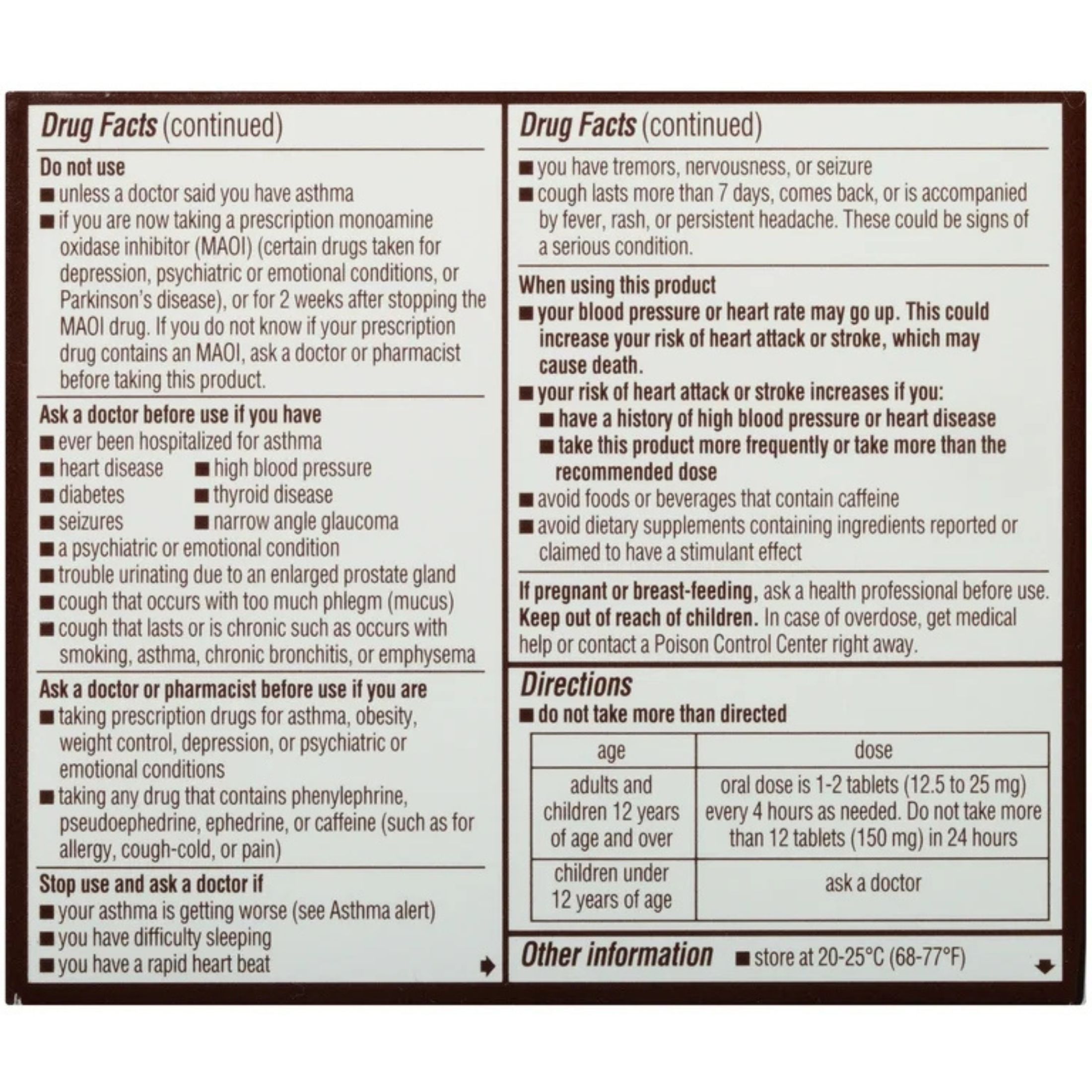 Bronkaid Intermittent Asthma, 60 Tabs