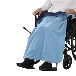 Silverts Women's & Men's Wheelchair Blanket Cover Skyblue/Midnight