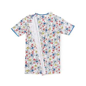 Silverts Soft Womens Hospital Gowns Floral Chain