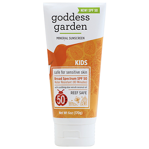 Goddess Garden Kids Spf 50 Mineral Sunscreen Lotion, 6 Oz